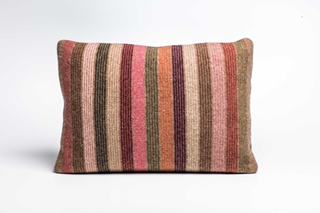 Picture of Large Cushion Mouflon Multi Colour Stripe