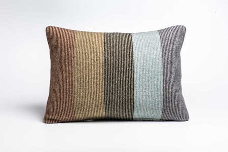 Picture of Large Cushion Topaz/Sage Deck Stripe