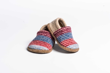 Picture of Baby Shoes Red/Cornish Deck Stripe