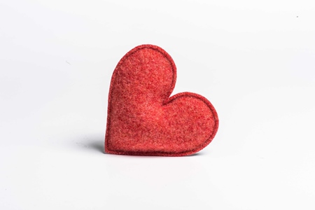 Picture of Lavender Heart Papaya/Grey