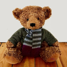 Picture of Teddy Bear Scarf Denim Smoke Purple
