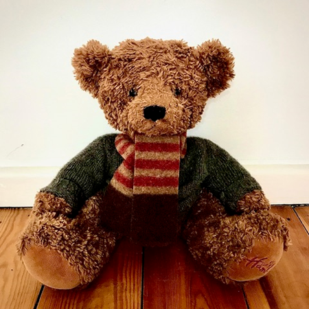 Picture of Teddy Bear Scarf Paprika Camel Brown
