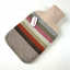 Picture of Hot Water Bottle Rose Orange Silver Stripe