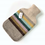 Picture of Hot Water Bottle Teal Yellow Lilac Stripe